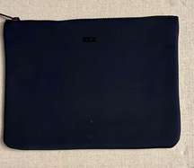 Triangl Swimwear neoprene Navy clutch pouch travel NWOT