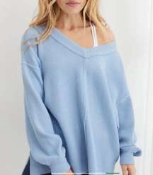Light Blue Oversized Sweater