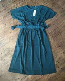 Petal Lush NWT forest green scoop neck dress