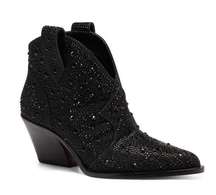 Jessica Simpson Women's Zadie Pull-On Western Booties in Black Size 5 MSRP $129