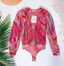 Rococo Sand X REVOLVE Davina Top in Pink Bodysuit XS