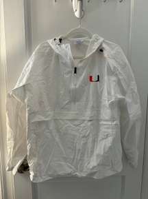 University Of Miami Wind Breaker/ Rain Jacket