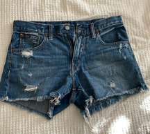 Polo Ralph Lauren Distressed Jean Shorts, Size 27