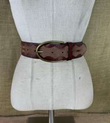 Women’s Designer  Western Style Leather Belt Small 26-30 Inch