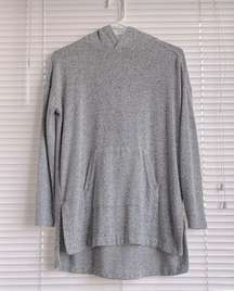 Lou & Grey High-Low Basic Gray Hoodie