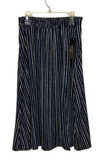 NWT Love Ryan Navy & White Striped Skirt