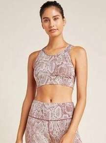 Varley Bassett Snake Print Sports Bra