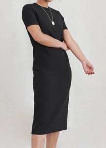 NWT Jenni Kayne Plume Black Midi Dress sz XS