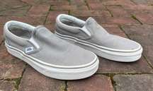 Light Gray Slip-Ons