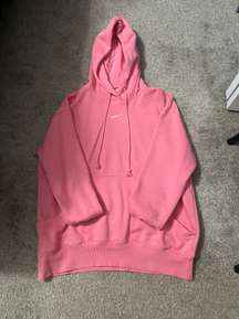 pink oversized  hoodie