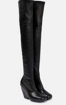 KHAITE Morgan over-the-knee leather boots sz 39.5 US 9.5