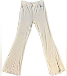 NWT LA Hearts White Flare Lounge Pants