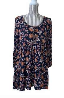 West Of Melrose Boho Floral Mini Dress