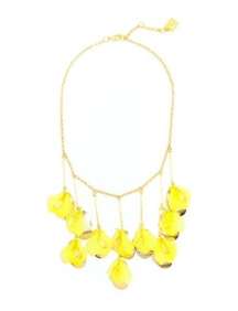 Zenzii Yellow Petal to the Metal Necklace