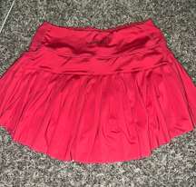 Pink gold  tennis skirt