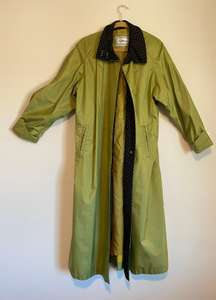 Green Rain Coat