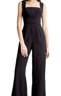 Anthropologie Foxiedox Black Sweetheart Neckline Sleeveless Jumpsuit Casual M