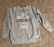 Grey Christmas Sweatshirt XL