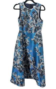 LK Bennett London Dr Occa Digital Floral Print Dress Size 4