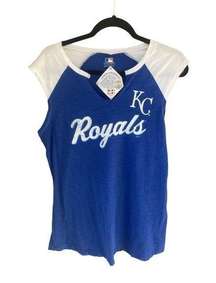 KC Royals short sleeve tank size XL NWT