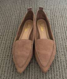 tan loafers