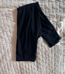 Fabletics Black Mid-Rise PureLuxe Leggings Size XS Short 25”