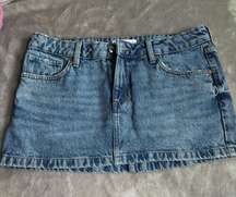 Jean Mini Skirt