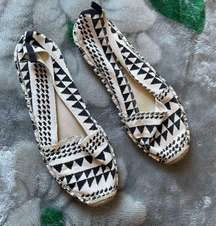 Y2K AEO Tribal Print Espadrilles