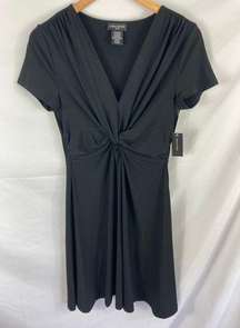 NWT Lord & Taylor Twist Front LBD Size PM