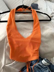 Princess Polly Halter Top Orange