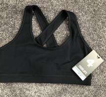 FOURLAPS SPORTS BRA Size Medium Black Infinity Bra Premium Athletic $68 MSRP