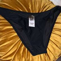 New Look v shape bikini bottoms in black