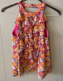 Eci New York Floral Tank Size 4