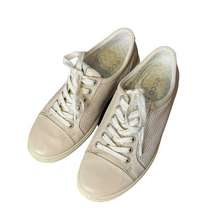 Ecco Women Golf Shoes Hybrid 2 Lace Up Low Top Beige Size 6