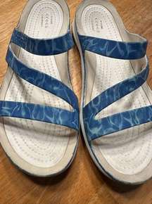 Saltwater Croc Sandals Sz 6