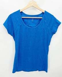 Z By Zella Royal Blue Activewear Performance T-Shirt Women's Size Medium