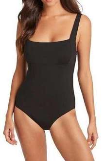 NWT Sea Level Underwire Essential Square Neck One-Piece Swimsuit US 12