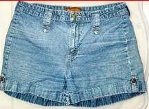 Vintage  Jeans High Rise Cuffed Jean Shorts