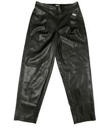 Nwt DKNY Pleather High Waisted Pants Gothic Motorcycle Punk Grunge