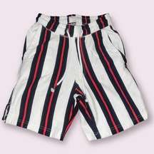 Free Planet striped sweat shorts