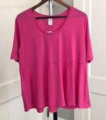 Hot pink Barbie nwt Barbiecore peplum top