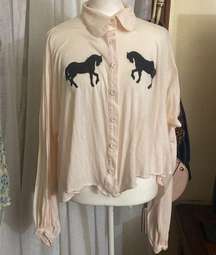 Wildfox button down XS