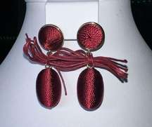 SugarFix by Bauble Bar Red Thread Dangle Earrings