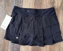 Lululemon Pace Rival Skirt MR Regular, Black Size 8 NWT