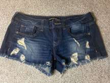 Ripped Jean Shorts