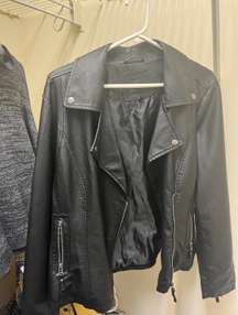 Faux Leather Jacket