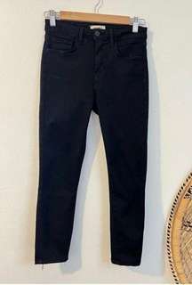 black skinny high rise margot ankle cropped jeans Size 25