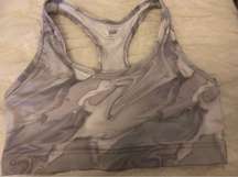 New With Tags   Sports Bras Small S(4-6)  1 Gray/white