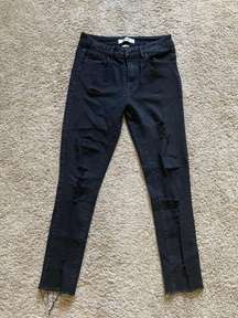 C'est Toi women's size 7 black skinny jeans