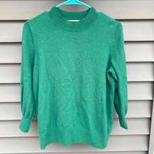 Boden size 8  Mock Neck Wool Cashmere Blend Sweater